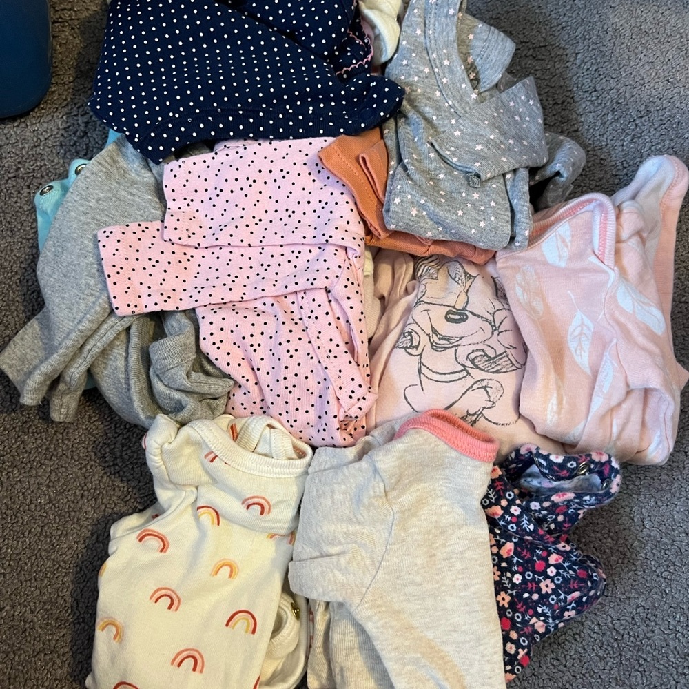 Lot of 14 long sleeve onesies